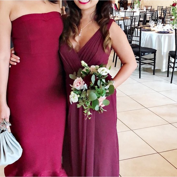 David’s Bridal Chiffon bridesmaid dress - Picture 9 of 13